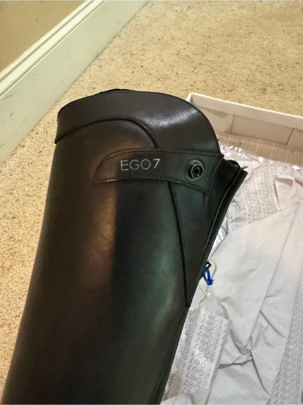 EGO Equestrian Ladies 43 Tall Show Boots - Black - Picture 10 of 10